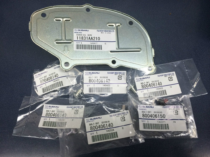 Genuine OEM Subaru Rear Oil Separator Upgrade Kit with bolts Sti WRX Legacy Impreza Forester Outback