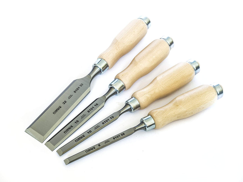 Narex Chisel Set 4 Pieces (8/10/16/32)