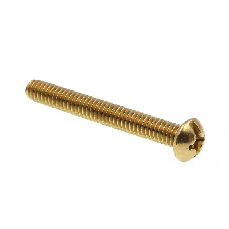 Prime-Line 9005585 Machine Screws, Round Head, Phillips/Slotted Combination Drive, 1/4-20 x 2 in. (25 Pack) 25 Pack