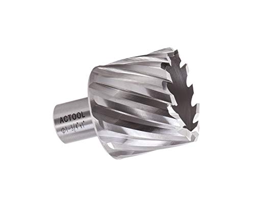 1-3/4" Diameter × 1" Depth of Cut HSS ANNULAR Cutter with 3/4'' Weldon Shank 1-3/4'' x 1''