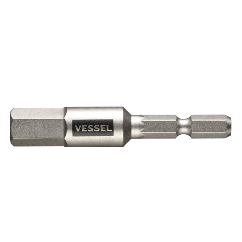 Vessel GSH100S Single Headed Hex Bit Supports 40 V, 1 x 25.6 inches (10 x 65 mm)