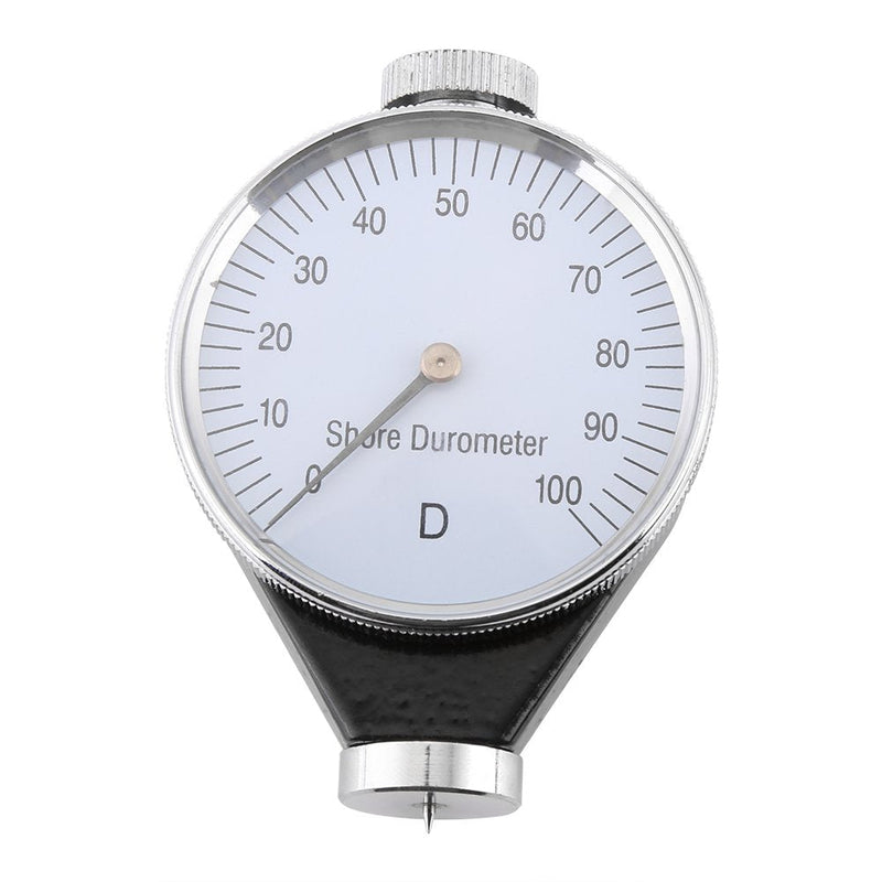 Durometer Hardness Tester Rubber Tire Durometer Rubber Tire Durometer Gauge 0-100 Degrees with Large LCD Display (Type D) Type D