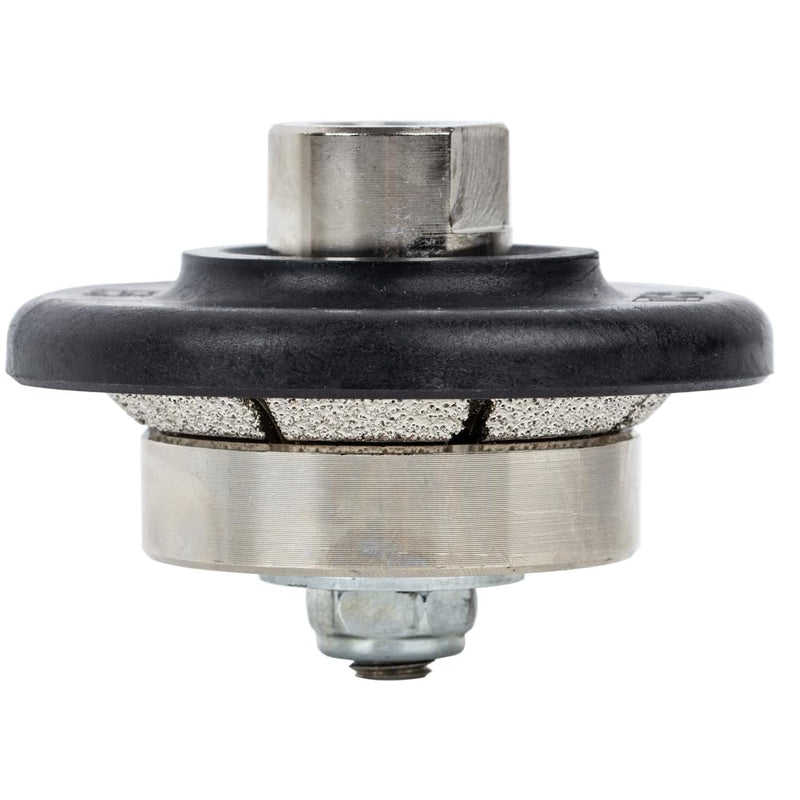 3/16 inch Demi Bullnose Half Bullnose Diamond Hand Profile Wheel Router Bits 45 Degree Bevel Edge for Granite Concrete Marble Countertop Edge (E5)