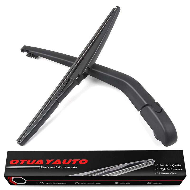 Replacement for 2009-2020 Dodge Journey Vehicles, Rear Windshield Back Wiper Arm Blade Set - OTUAYAUTO Factory OEM Replacement 68040371AA