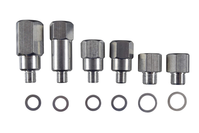 ICT Billet LS Master Adapter Set Engine Oil & Coolant Sensor Gauge 1/8 3/8 1/2 NPT LS1 LS3 Compatible with Small Block Big Block Chevy Chevrolet LS2 LQ4 LQ9 LS6 L92 L99 L33 LR4 551156