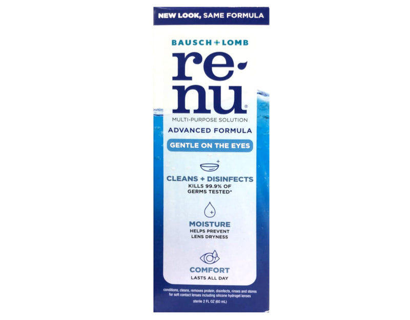 Renu MultiPlus Advanced Formula Multipurpose Solution, 2 Fl Oz 2 Fl Oz (Pack of 1)