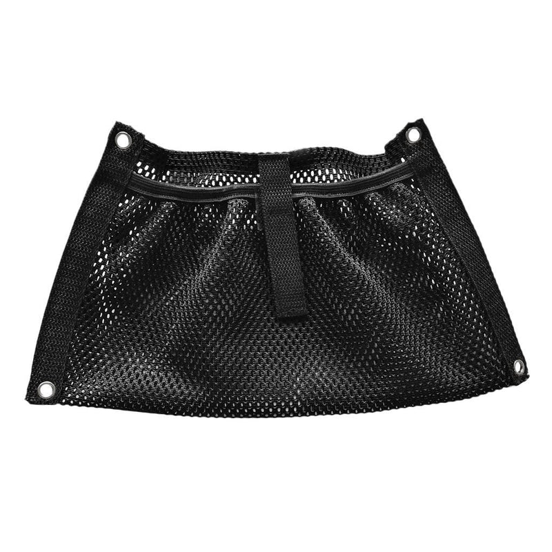 Nylon Mesh Storage Bag Gear Accessory Pouch 12" x 7" for Marine Boat Beer Holder Fishing Tackle Milk Crate Organizer