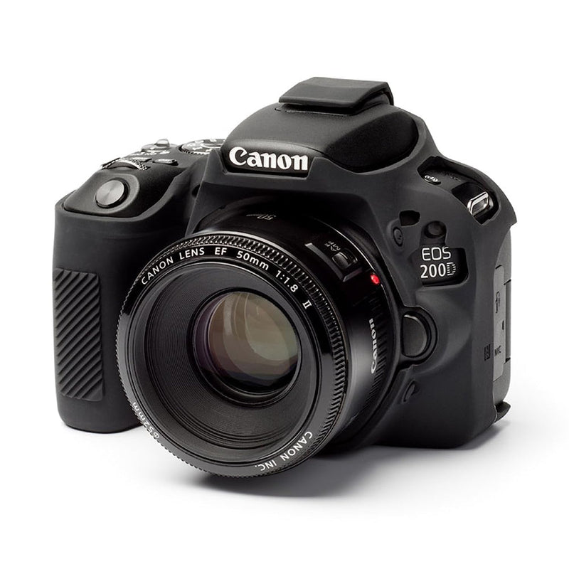 easyCover Protective Camera Case compatible for Canon 200D/250D SL2/SL3, Black