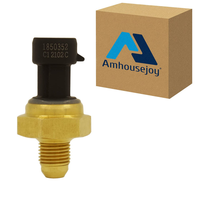 Amhousejoy 6.0 Powerstroke EBP Exhaust Back Pressure Sensor Fit for Ford 6.0L Diesel DPFE6 2005 2006 2007 1850352C1 5C3Z-9J460-B 1850352