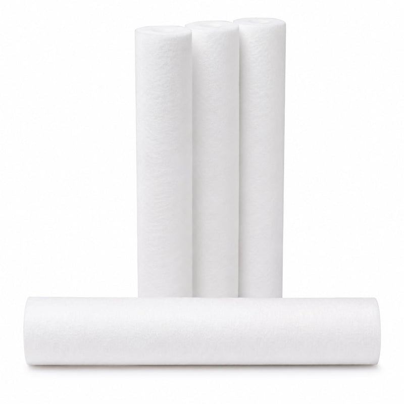 CFS – Compatible with EV953420 Models Sediment Water Filter Cartridges 4-Pack – 5 Micron Whole House Pre-Filter Replacement – Removes Dirt, Rust & Sand