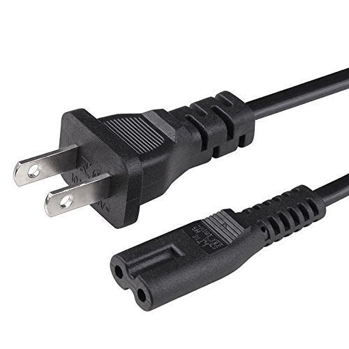 Omnihil 10 Feet AC Power Cord Compatible with Deeplee DP36 LED LCD Mini Projector, 120" Home Theater Video Projector AV USB SD Card HDMI