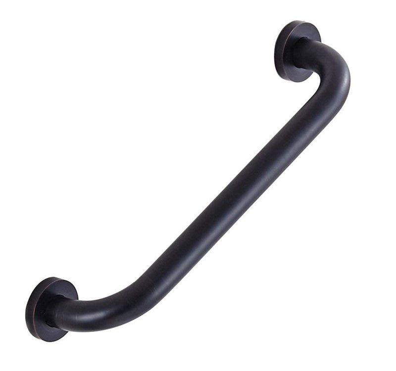 ELLO&ALLO Oil Rubbed Bronze Bathroom Shower Grab Bar, Home Care Bath Handrail (12 Inch) 12 Inch