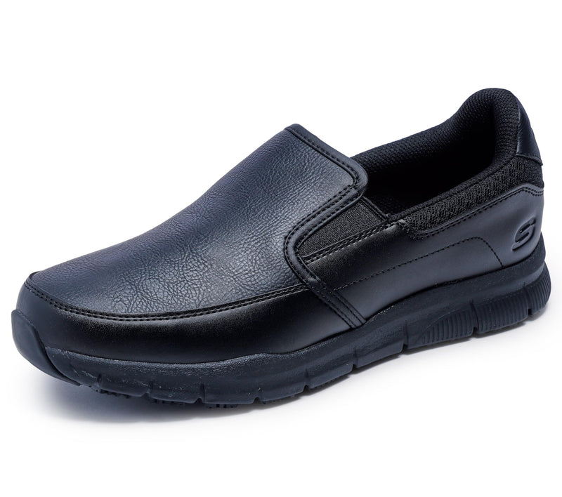 Skechers Men's Nampa-Groton 10.5 Wide Black