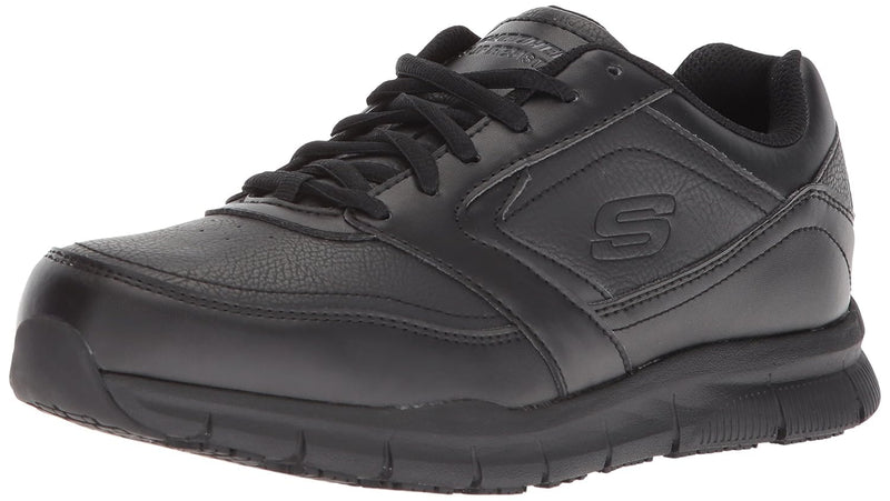 Skechers Women's Nampa - Wyola Food Service Shoe 7.5 Black Polyurethane