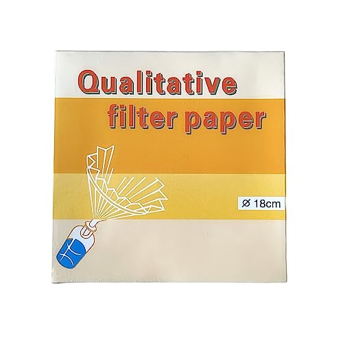 180mm 15-20μm Qualitative Filter Paper OD=18CM Medium Speed 100Pcs/Lot