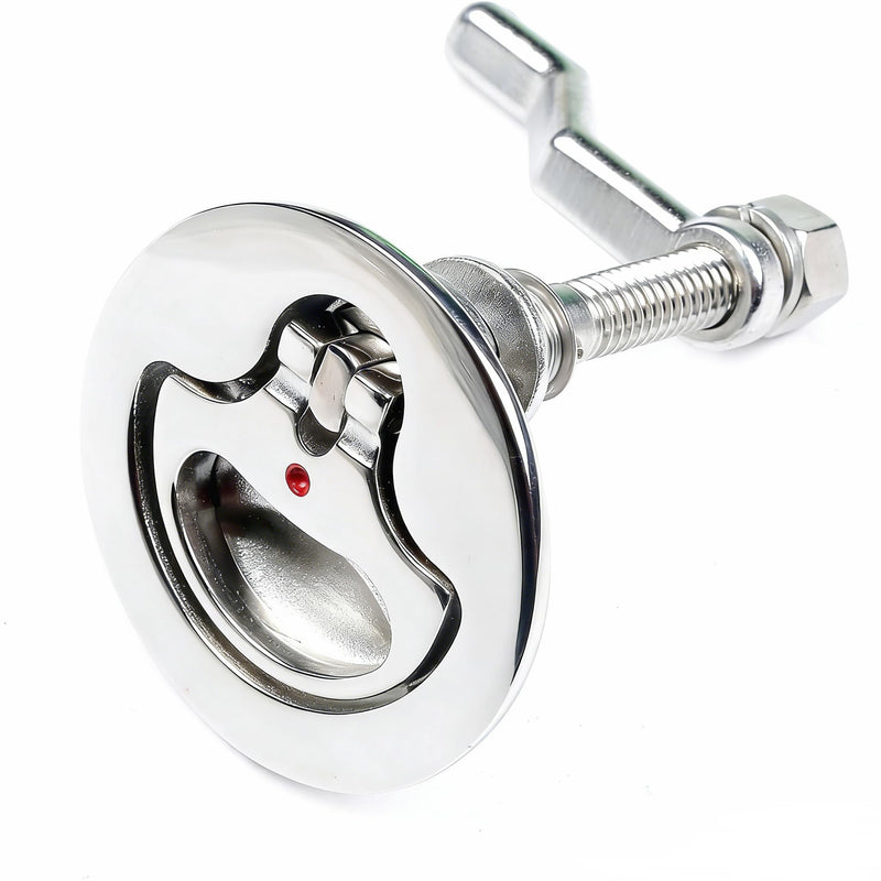 Thorn Boat Cam Latch Stainless Steel Marine Hatch Pull with Back Plate Standard Back Plate-1 pcs