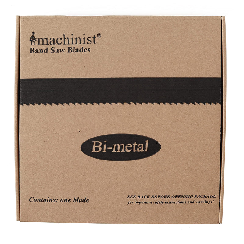 Imachinist S11512341014 M42 115-1/2" X 3/4" X 10/14tpi Bi-Metal Metal Cutting Band Saw Blades Variable Teeth