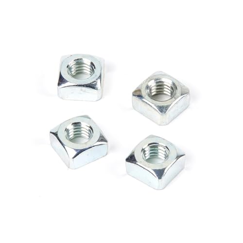 WARN 98278 Service Kit - Zinc Plated Square Nut: 7/16"-14, 4 Pack