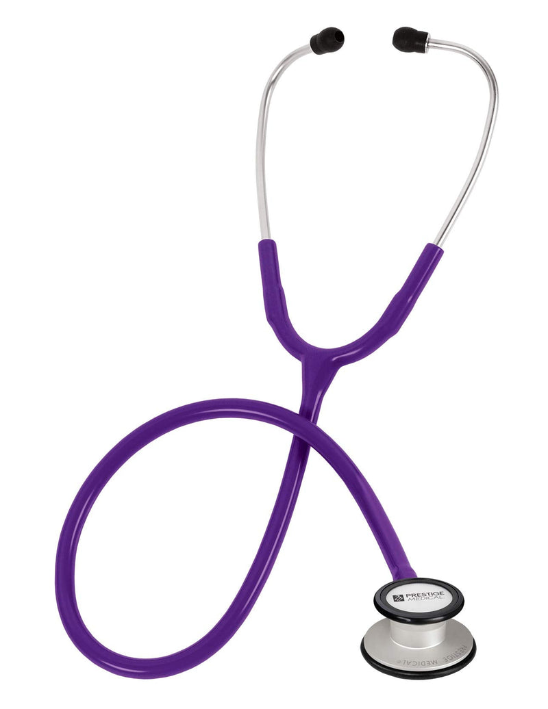 Prestige Medical Clinical Plus Dynamic Range Stethoscope with Two Piece Box Packaging, Purple