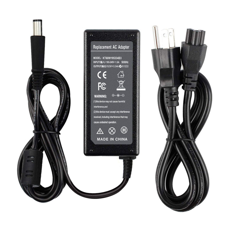 Laptop LA65NS2-01 PA-12 AC Docking Station Adapter Charger for Dell Chromebook 11 3120 3180 3181 3189 P22T P26T Latitude E7240 E7250 E7470 E7480 E5430 E5440 E5450 E5470 E5480 E5580 Power Supply Cord