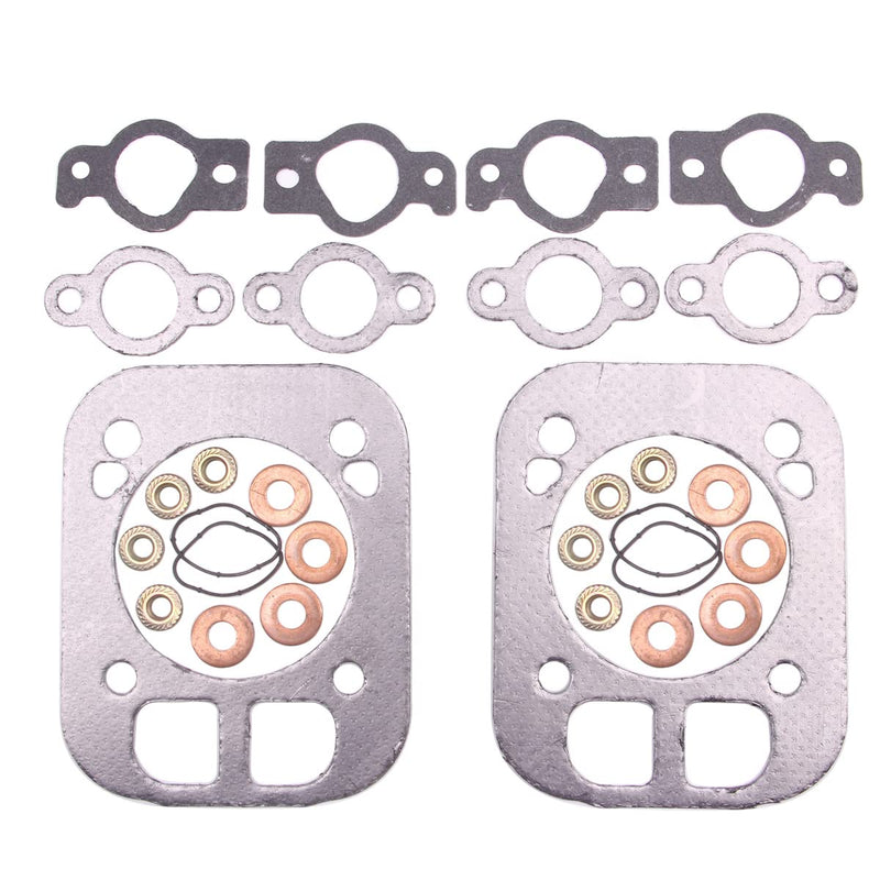 New 2 Sets Engines Cylinder Head Gasket kit for Kohler 32 841 02-S 32 841 02S 3284102S Both cylinders