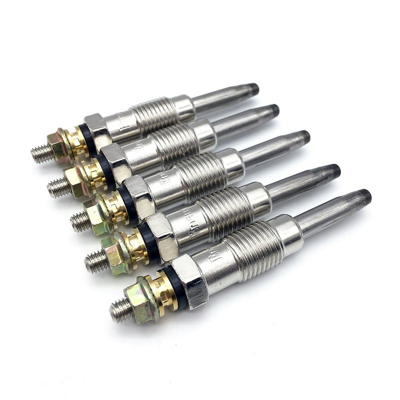 Ensun Diesel Glow Plugs - Dual Coils Quick Start - Compatible with 190D 240D 300CD 300D 300SD 300SDL 300TD (pack of 5) replace# 0250201039 80006 DRX00068