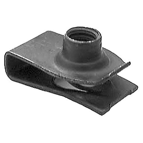 BoltmanShop 1/4" -20 Screw Size, 17/32" Center Of Hole To Edge, Extruded U Nut (50pkg)