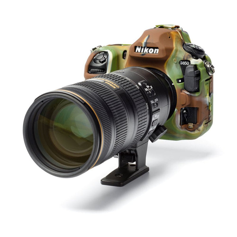 easyCover Silicone Case for Nikon D850 Camera, Camouflage