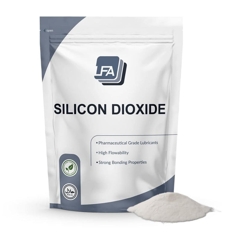 Silicon Dioxide - Anticaking Agent - 1 kg (2.2 lb) - Food Grade Silica Powder - Moisture-Absorbing Glidant for Tablet Press & Capsule Filler Pill Mix 2.2 Pound (Pack of 1)