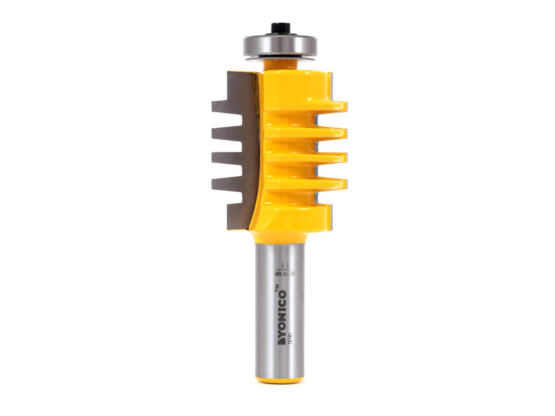 YONICO Router Bits Set Easy Setup Finger Joint 1-1/2-Inch 1/2-Inch Shank 15141 Up-to 1-1/4" Stock