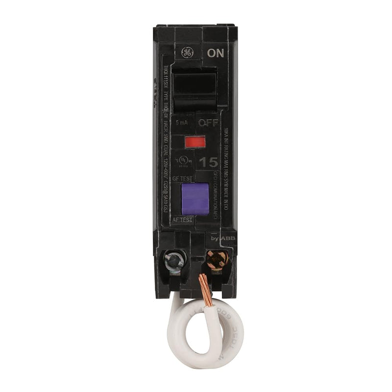 ABB THQL1115DFS Circuit Breaker • 15A 1-Pole 120/240V • Q-Line Plug-in • Thermal Magnetic Trip • Quick-Make/Quick-Break • Easy Trip Indication • Residential & Commercial • UL Listed