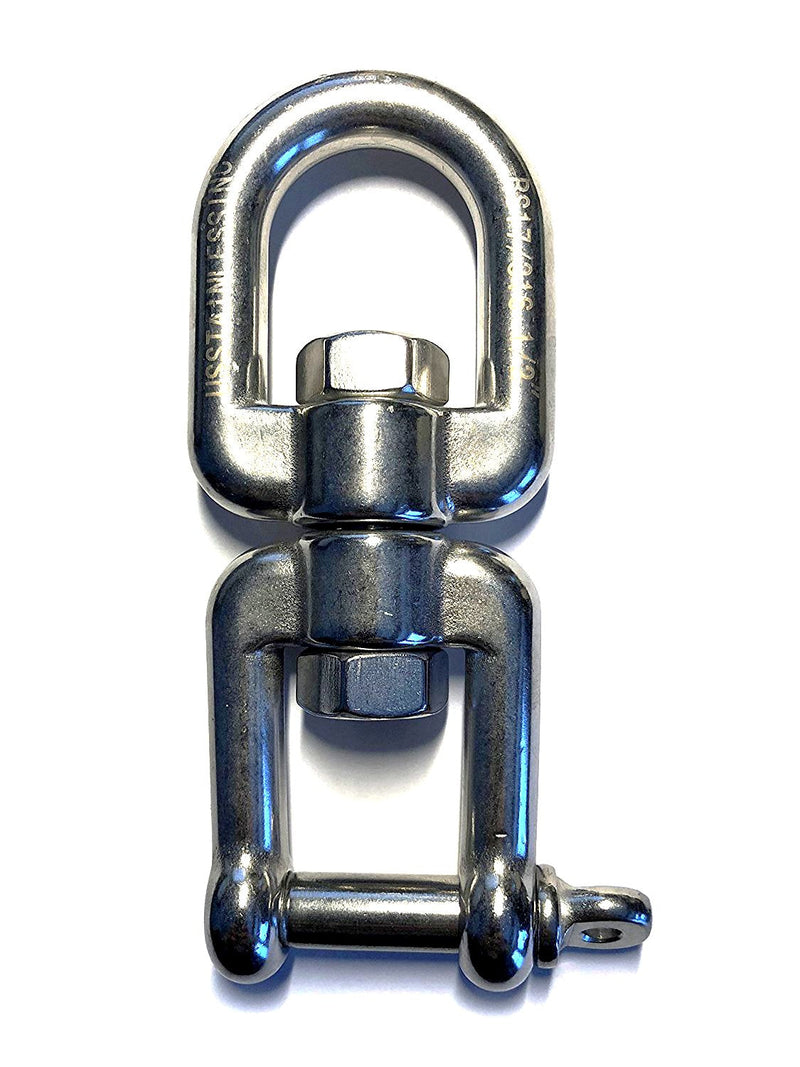 US Stainless Stainless Steel 316 Anchor Swivel Eye and Jaw 13mm (1/2") Marine Grade