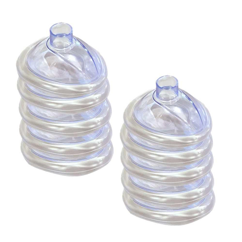 WNL Products 5000TM Practi-Mask Adult/Child CPR Training Mask Includes 10 sets (10 Pack - Adult & Child) 1 Count (Pack of 10)