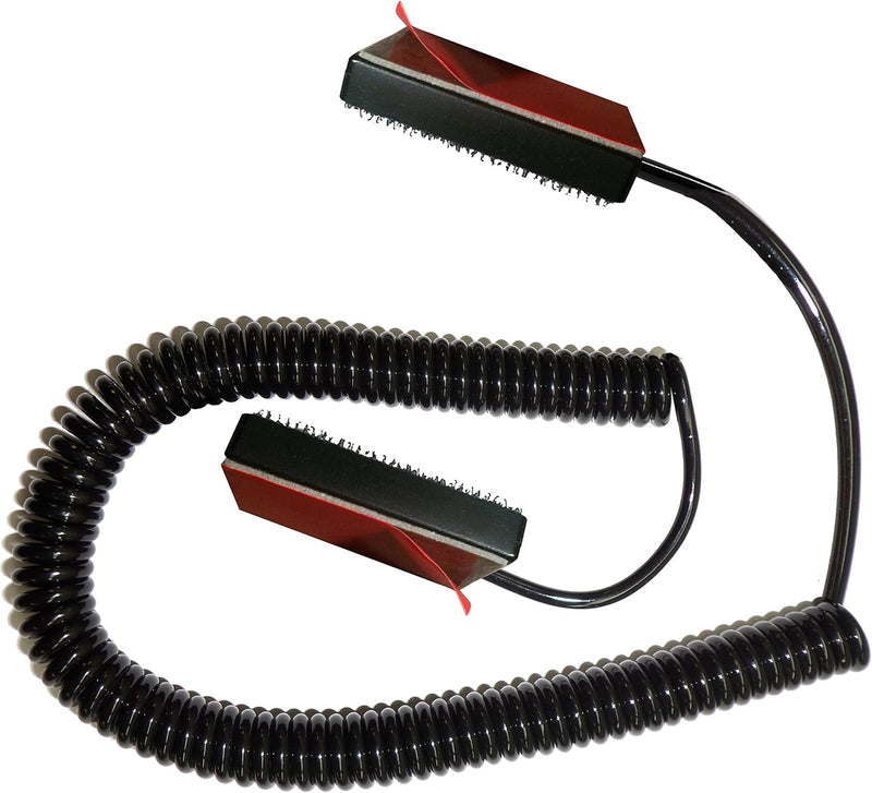  [AUSTRALIA] - Universal Coiled Security Cable Bulk Pricing Available - Remote Control Tether Security Cable Leash with Hook and Loop Fastener Tape and Double-Sided Tape - Anderic - CBL02