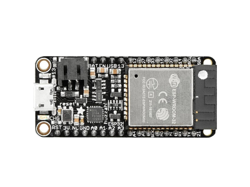Adafruit (PID 3591) HUZZAH32 – ESP32 Feather Board (pre-soldered)