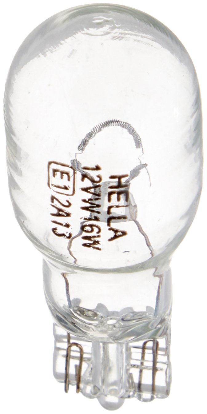Hella 921TB Bulb 921 12V 16W W2.1X9.5D T5 (2) Standard - 16W Twin Blister
