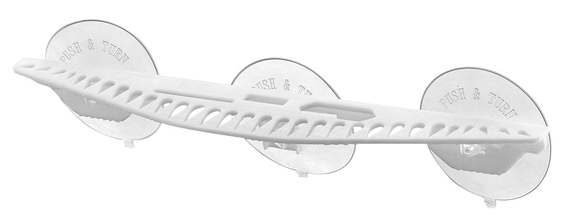 Pactrade Marine Boat Fishing White Knife Plier holder 31 Lures Storage Rig Rack Suction Cups