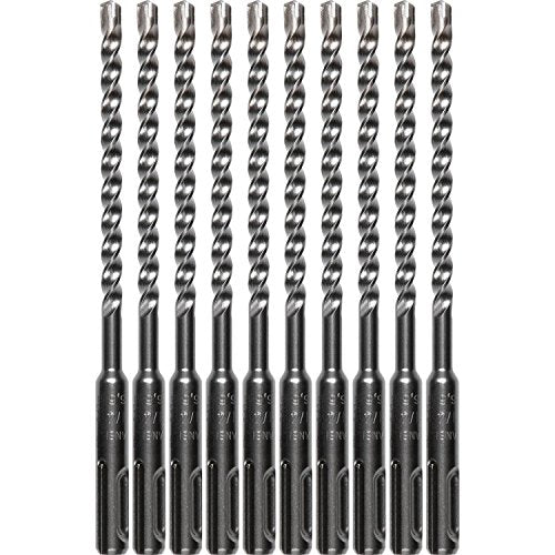 Makita B-61210 1/4" x 6" SDS-Plus Bit, 3-Cutter, 10/Pk