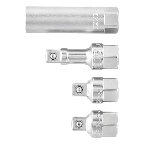 TONE Plug Socket Set PG86S 3/8" Inch Drive 14mm 4-Piece One Size PG86S: for 86/BRZ