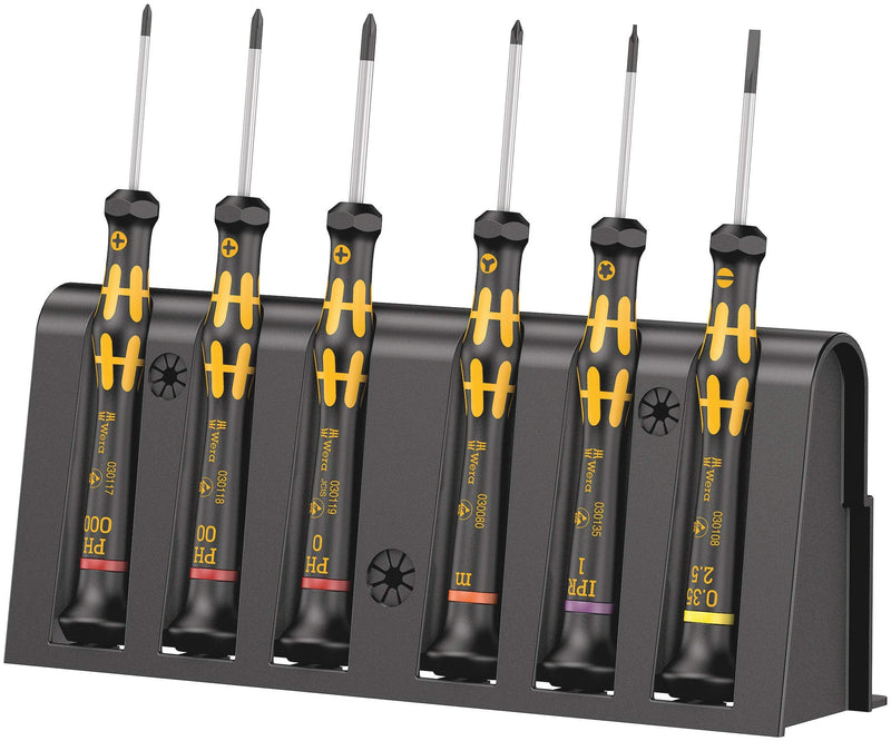 1550/6 ESD Screwdrvr set for electronic applications