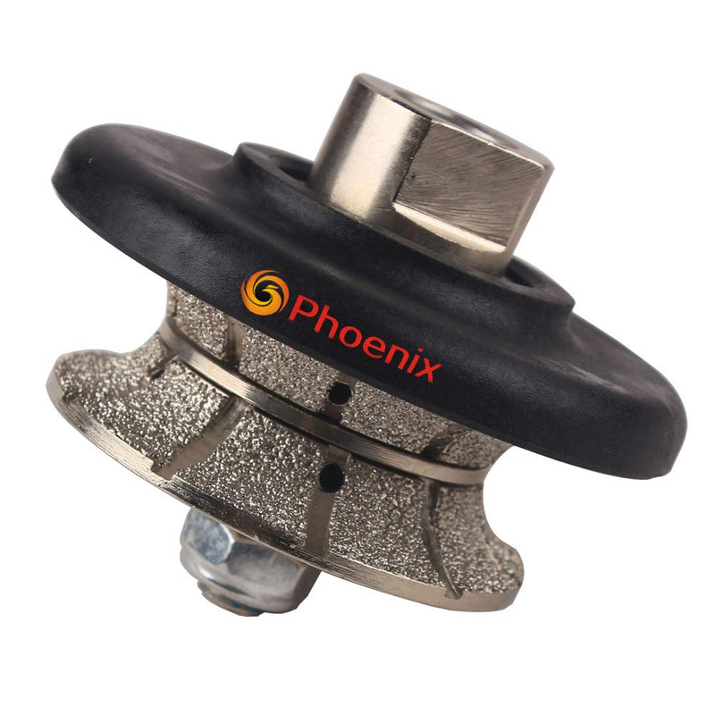 Raizi V30 30mm Full Bullnose Diamond Hand Profiler/Router Bits with 5/8-11 Thread for Granite Countertop V30(1-1/8")