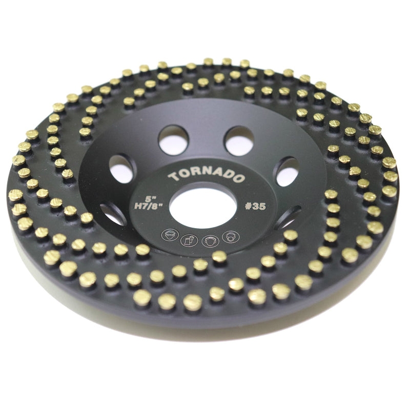 Tornado 5" Diamond Cup Grinding Removing Disc Wheel with CDB New Technology (Tornado, 5") 5"