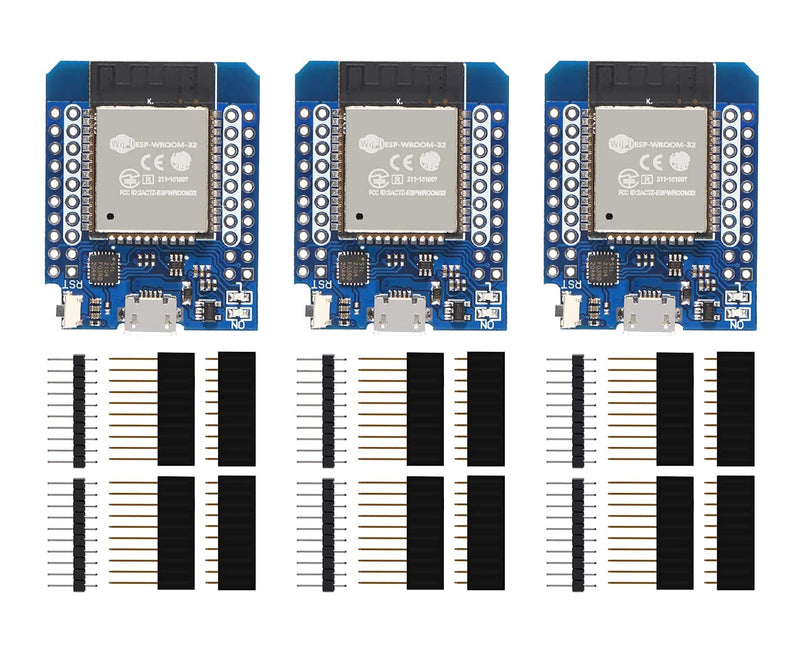HiLetgo 3pcs ESP32 mini ESP-32 Development Board WLAN WiFi Bluetooth IoT Development Board