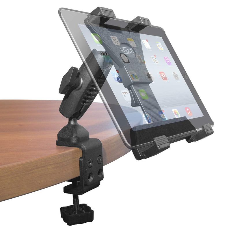 iBOLT TabDock BizMount Tablet C-Clamp Mount 7-10" for Wheelchairs & Desk