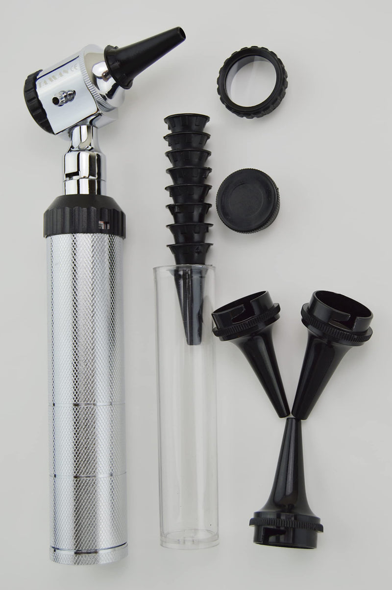 Otoscope ENT Diagnostic Set with Metal Adapter to USE Standard Disposable Speculum