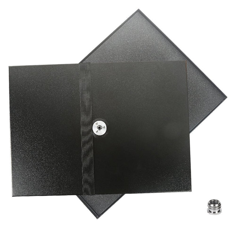 YaeCCC Laptop Notebook Tray Holder Platform Pallet for 1/4''and 3/8'' Screw Adapter Tripod Stand Mount