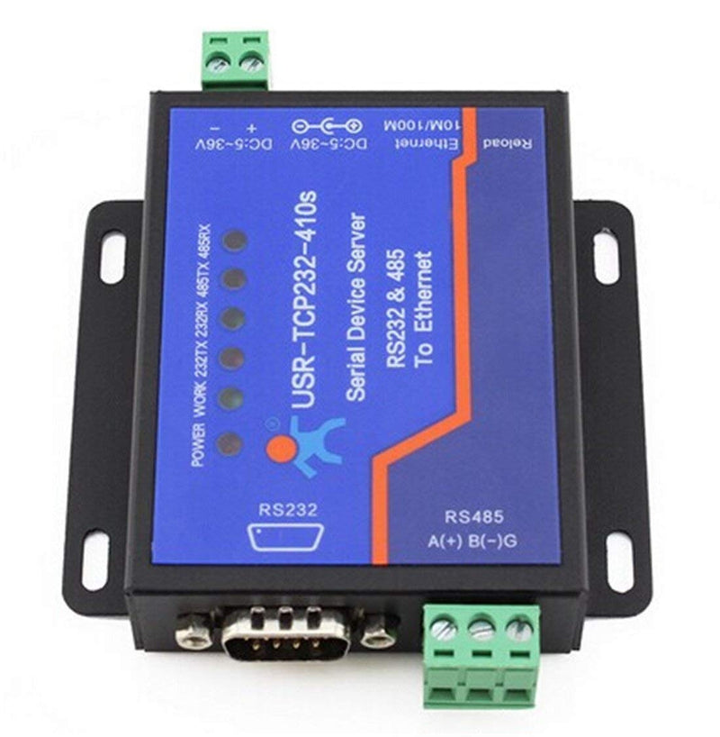 Usr-Tcp232-410S RS232 / RS485 Serial to Ethernet Adapter/IP Device Server Ethernet Converter Support DHCP/DNS (1) 1