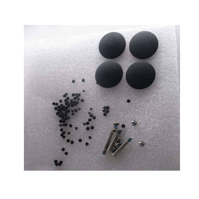 Replacement Screws Compatible with MacBook Pro Unibody - A1278/A1286/A1297, 4pcs Rubber Feet + 10pcs Bottom Case Repair + 100pcs Keyboard Screws