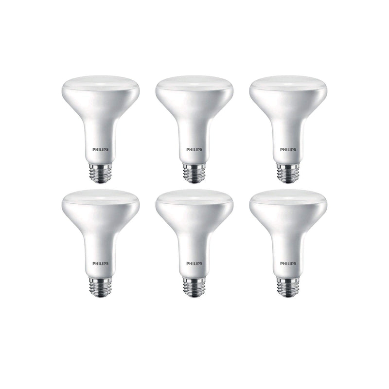 Philips LED Dimmable BR30 Light Bulb: 650-Lumen, 2700-Kelvin, 11-Watt (65-Watt Equivalent) E26 Base, Frosted, Soft White, 6-Pack