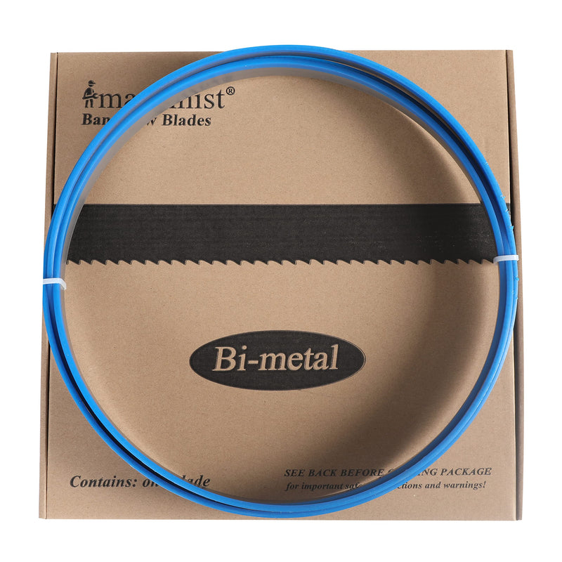 Imachinist S11511014 115" x 1" x 10/14TPI Bi-Metal Band Saw Blades for Cutting Metal Variable Teeth